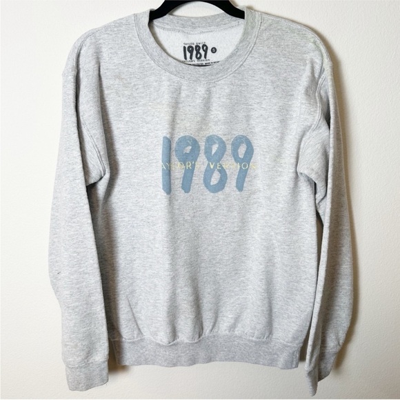 Taylor Swift Tops - Gray Taylor’s Version 1989 Crewneck Sweater